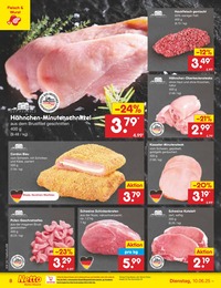 Schnitzel Angebot & Preis im aktuellen Netto Marken-Discount Prospekt Schnitzel Angebot im aktuellen Netto Marken-Discount Prospekt auf Seite 8
