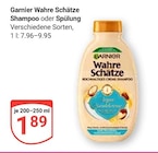 Wahre Schätze Shampoo Angebote von Garnier bei GLOBUS Brühl für 1,89 €