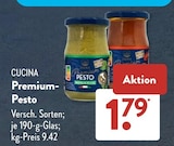 Pesto im ALDI SÜD Prospekt Premium-Pesto von Cucina im aktuellen ALDI SÜD Prospekt für 1,79 €