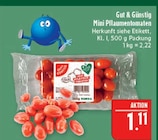 Marktkauf Hüttengrund - Mini Pflaumentomaten Angebot im Prospekt Mini Pflaumentomaten bei Marktkauf im Hüttengrund Prospekt für 1,11 €