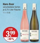 Merlot Rosé, Riesling von Hans Baer im aktuellen V-Markt Prospekt für 3,99 €