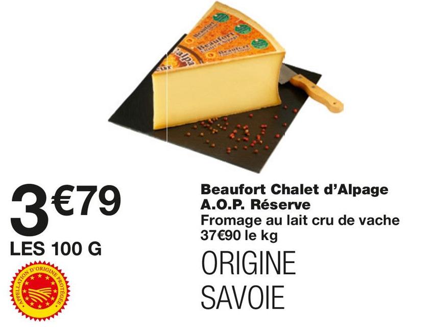Monoprix Bordeaux - Beaufort Chalet d’Alpage A.O.P. Réserve Promo Beaufort Chalet d’Alpage A.O.P. Réserve dans le catalogue Monoprix Monoprix à Bordeaux