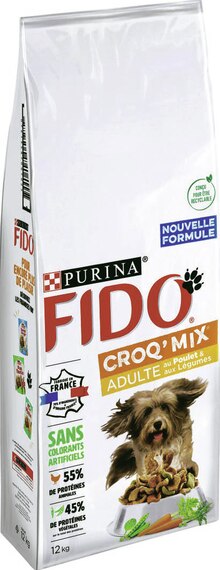 Géant Casino Ploemeur - Croquettes pour chien adulte Croq’Mix au poulet et aux légumes Promo Croquettes pour chien adulte Croq’Mix au poulet et aux légumes dans le catalogue Géant Casino "Priorité aux promos" à Ploemeur