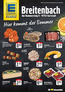 Aktueller E center Prospekt (Fuchsstadt, 2 Seiten zum blättern E center Prospekt Wir lieben Lebensmittel! mit 2 Seiten