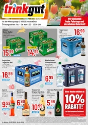 Aktueller Trinkgut Prospekt mit Bier, "Aktuelle Angebote", Seite 1