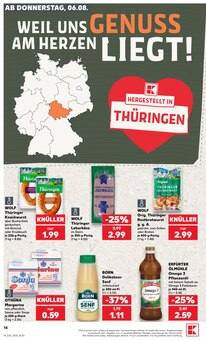 Bratwurst im aktuellen Kaufland Prospekt (Jena) Bratwurst im Kaufland Prospekt "Hier bin ich richtig" mit 66 Seiten (Jena)
