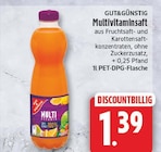 Multivitaminsaft von GUT&GÜNSTIG im aktuellen EDEKA Prospekt