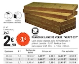 E.Leclerc Romorantin-Lanthenay - Promo Panneaux laine de verre "kraft 037" Promo Panneaux laine de verre "kraft 037" à 2,90 € dans le catalogue E.Leclerc à Romorantin-Lanthenay