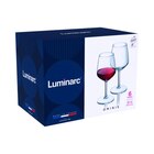 Coffret de 6 verres à pied "Ominis" - LUMINARC en promo chez Carrefour Vincennes à 12,99 €