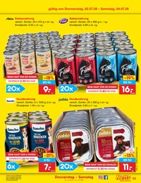 Tierfutter Angebot im aktuellen Netto Marken-Discount Prospekt auf Seite 63