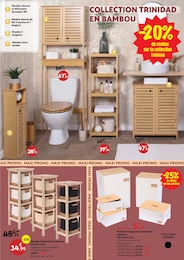Prix et réduction WC dans le prospectus Maxi Bazar en cours Offre WC dans le catalogue Maxi Bazar du moment à la page 14