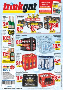 Bier im Trinkgut Prospekt "Aktuelle Angebote" mit 6 Seiten (Velbert)