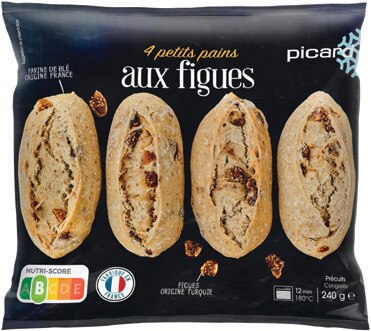 Picard Saintes - 4 petits pains aux figues Promo 4 petits pains aux figues dans le catalogue Picard Joyeux Noël(s) à Saintes
