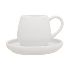 Tasse à café avec soucoupe - CARREFOUR HOME dans le catalogue Carrefour