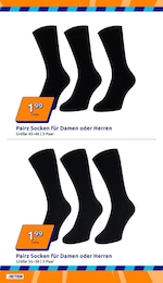 Action Socken im Prospekt 