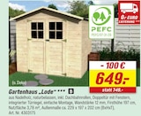 Gartenhaus Lode im Angebot bei toom Baumarkt in Mannheim Gartenhaus Lode Angebote bei toom Baumarkt Mannheim für 649,00 €