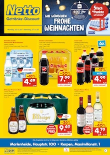 Bier im Netto Marken-Discount Prospekt "DER ORT, AN DEM DU IMMER AUSGEZEICHNETE PREISE FINDEST." mit 6 Seiten (Gummersbach)