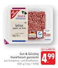 EDEKA - Hackfleisch gemischt Angebot im Prospekt Hackfleisch gemischt bei EDEKA im Prospekt "" für 4,99 €