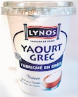 Yaourt grec - Lynos en promo à 2,43 € chez Intermarché Yaourt grec - Lynos dans le catalogue Intermarché