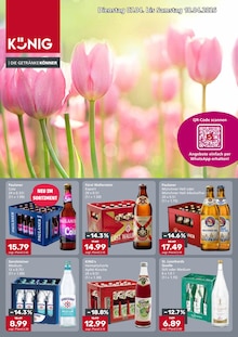 Cola im Getränke König Prospekt "DIE GETRÄNKEKÖNNER" mit 4 Seiten (Augsburg)