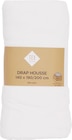 Drap Housse - TEX HOME - Carrefour à Montpellier Drap Housse - TEX HOME en promo chez Carrefour Montpellier à 15,19 €