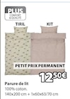 Parure de lit - Jysk à Albi Parure de lit en promo chez Jysk Albi à 12,50 €