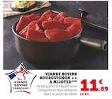 Viande Bovine Bourguignon à mijoter dans le catalogue Super U