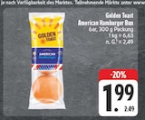 American Hamburger Bun im Angebot bei EDEKA in Leipzig American Hamburger Bun Angebote von Golden Toast bei EDEKA Leipzig für 1,99 €