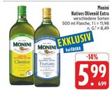 Natives Olivenöl Extra im Angebot bei E center in Würzburg Natives Olivenöl Extra Angebote von Monini bei E center Würzburg für 5,99 €