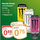 Energy Recover Angebote von Monster bei GLOBUS Castrop-Rauxel für 0,75 €