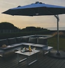 Parasol excentré rond ø3m avec leds dans le catalogue Hyper U