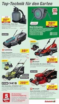 Rasenmäher im toom Baumarkt Prospekt "Respekt, wer's selber macht." mit 26 Seiten (Wiesbaden)