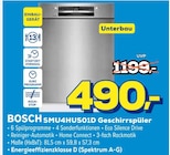 SMU4HUS01D Geschirrspüler bei EURONICS im Büren Prospekt für 490,00 €