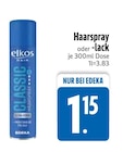 Haarstylingprodukt im EDEKA Prospekt Haarspray Classic von elkos im aktuellen EDEKA Prospekt für 1,15 €