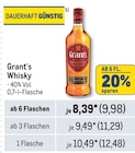 Grant ́s Whisky Angebote bei Metro Dreieich für 9,98 €