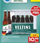 Aktuelle Veltins Angebote bei Netto Marken-Discount in Mönchengladbach Aktuelles Pilsener oder Alkoholfrei Angebot bei Netto Marken-Discount in Mönchengladbach ab 10,99 €