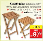 Klapphocker Tacoma im Angebot bei Zimmermann in Bremerhaven Klapphocker Tacoma Angebote bei Zimmermann Bremerhaven für 9,99 €