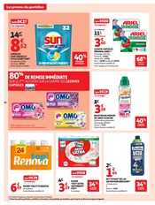 Lessive en promo dans le catalogue Auchan Supermarché à la page 20