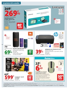 Promotion Imprimante Jet D'encre dans le prospectus Auchan Hypermarché, valable du 25/08/2026 au 06/09/2026 Promo Imprimante Jet D'encre dans le catalogue Auchan Hypermarché du moment à la page 44
