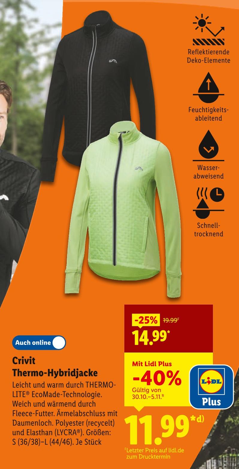 Thermo-Hybridjacke