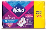 Serviettes Hygiéniques Ultra Large Goodnight x16 - NANA - Intermarché Super Serviettes Hygiéniques Ultra Large Goodnight x16 - NANA à 1,35 € dans le catalogue Intermarché Super