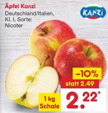 Netto Marken-Discount Reichertshofen - Äpfel Kanzi Äpfel Kanzi Angebot bei Netto Marken-Discount Reichertshofen im Prospekt "Du willst bis zu 50% sparen? Dann geh doch zu NETTO!"