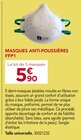 Gedimat Audun-le-Roman - Promo Masques Anti-Poussières FFP1 Promo Masques Anti-Poussières FFP1 à 5,90 € dans le catalogue Gedimat à Audun-le-Roman