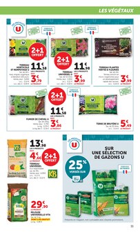 Promotion Gazon dans le prospectus Hyper U, valable du 16/02/2026 au 15/03/2026 Promo Gazon dans le catalogue Hyper U du moment à la page 11