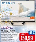 Aktuelle Fernseher Angebote bei Kaufhaus Stolz in Neubrandenburg Aktuelles 32" Google TV HD Angebot bei Kaufhaus Stolz in Neubrandenburg ab 159,99 €