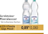 Mineralwasser Angebote von Gerolsteiner bei Metro Fürth für 1,06 €