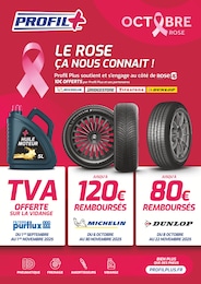 Catalogue Profil Plus à Montils, avec 1 page Prospectus Profil Plus à Montils, "LE ROSE ÇA NOUS CONNAIT !", 1 page, 06/10/2025 - 31/10/2025