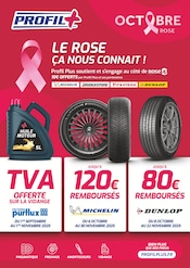 Catalogue Garages & Automobile Profil Plus en cours à Haut-Mauco et alentours, "LE ROSE ÇA NOUS CONNAIT !", 1 page, 06/10/2025 - 31/10/2025