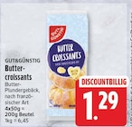 Buttercroissants von Gut & Günstig für 1,29 € bei EDEKA im Angebot Buttercroissants von Gut & Günstig im aktuellen EDEKA Prospekt