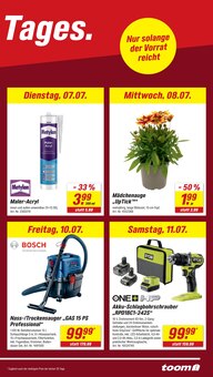 Bohrmaschine im toom Baumarkt Prospekt "Respekt, wer's selber macht." mit 18 Seiten (Hagen (Stadt der FernUniversität))